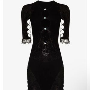 Women’s Black Miranda Cutout Lace Mini Dress